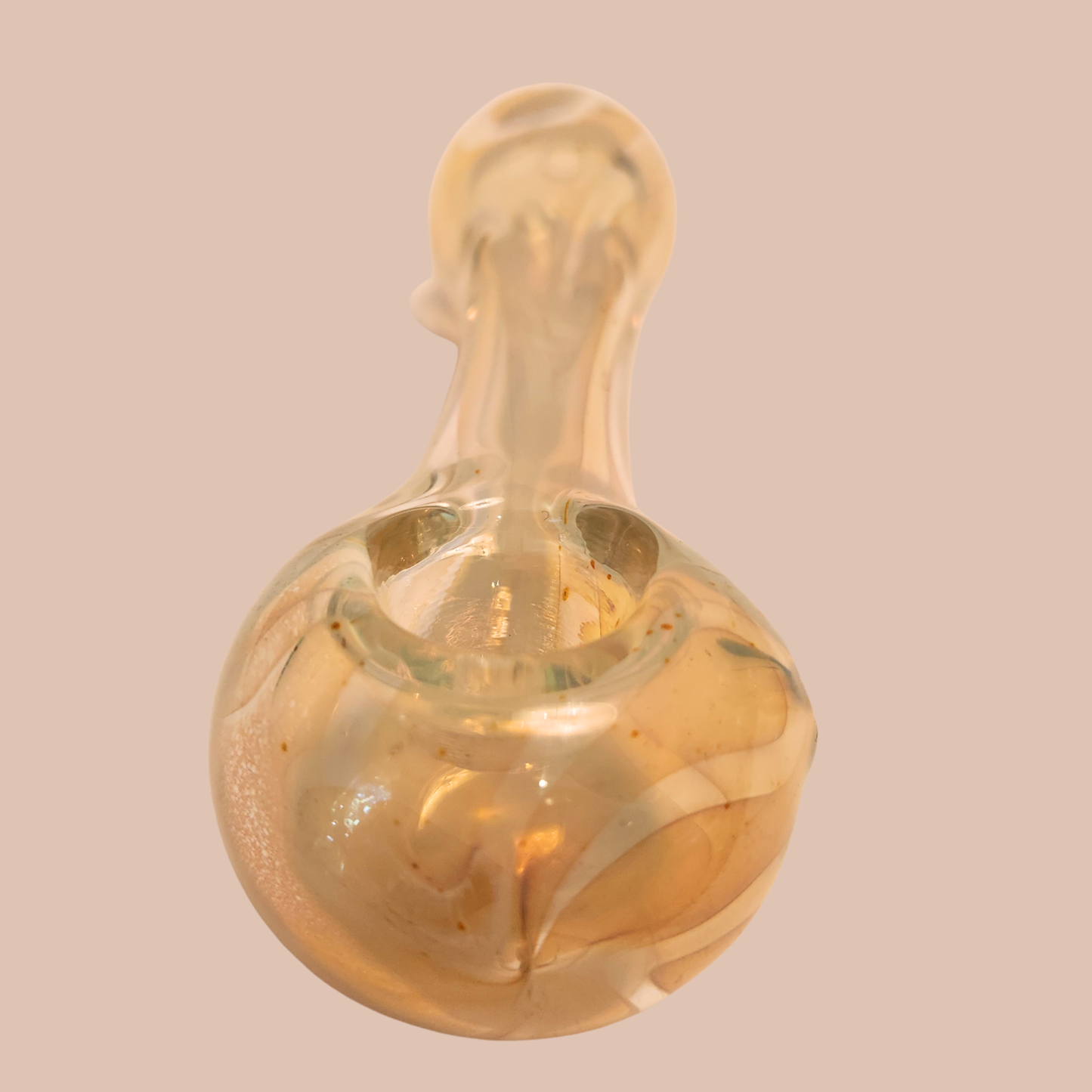 Pretty Fumed Glass Hand Pipe