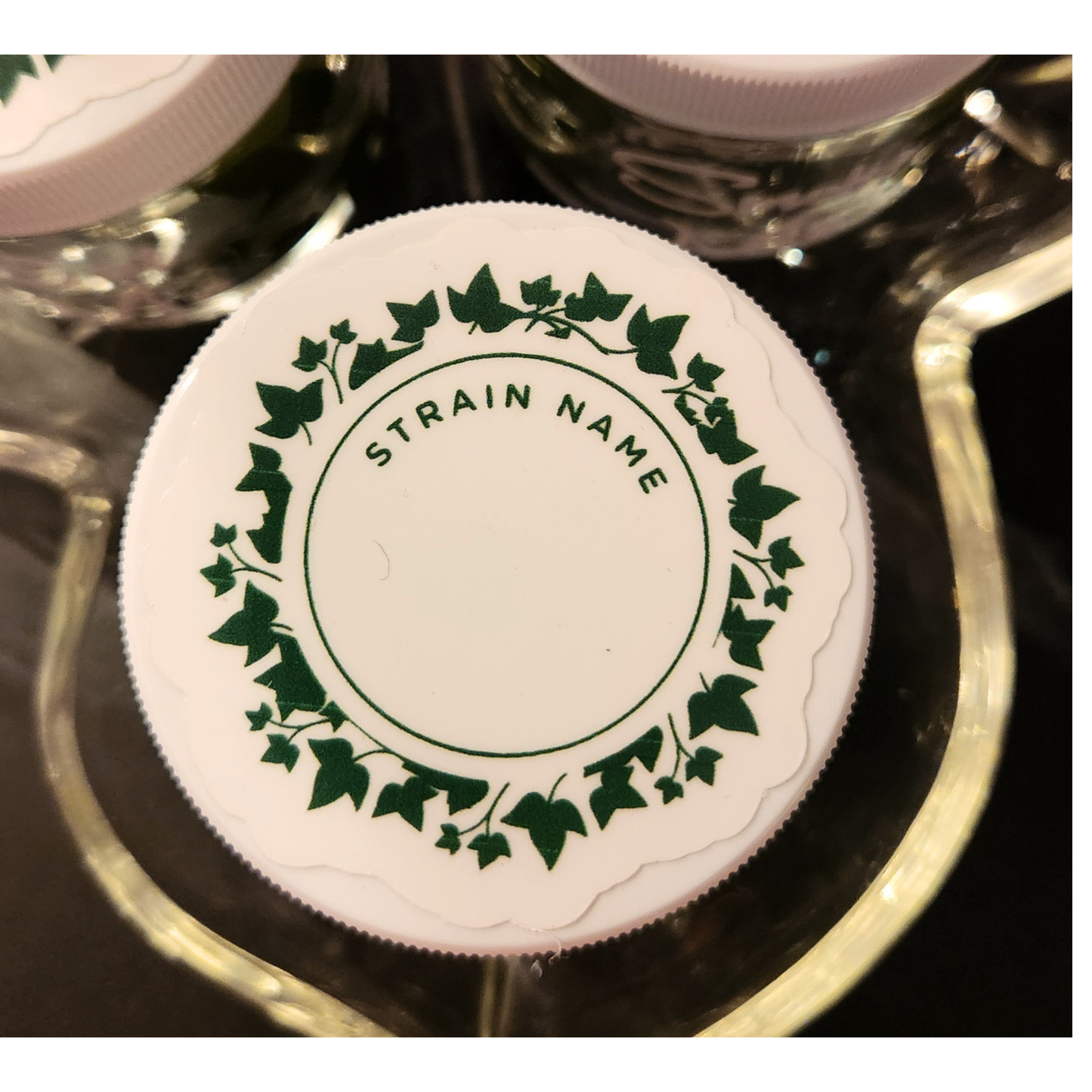 Vintage Ivy Rolling Tray with Jars