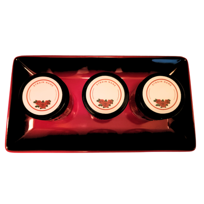 Rose Rolling Tray with Flower Storage