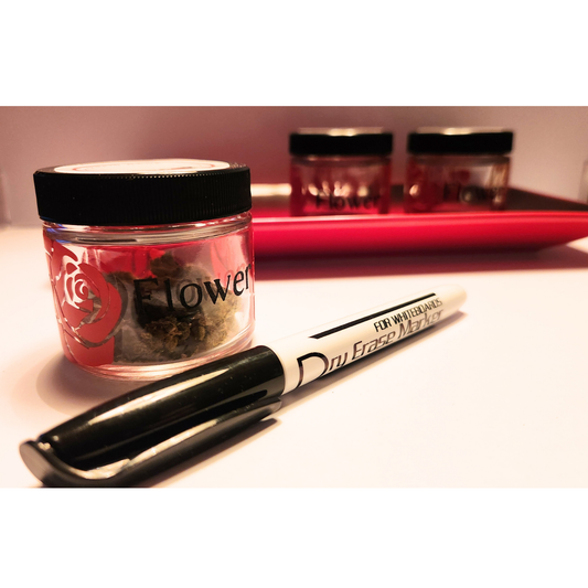 Rose Rolling Tray with Flower Storage