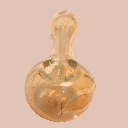 Pretty Fumed Glass Hand Pipe