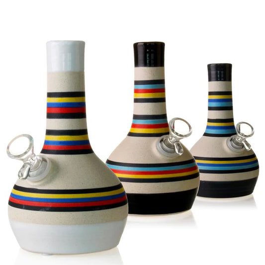 8″ Ceramic Pottery Vase Waterpipe