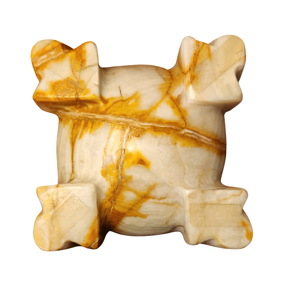 Vintage Mayan Carved Alabaster Ashtray